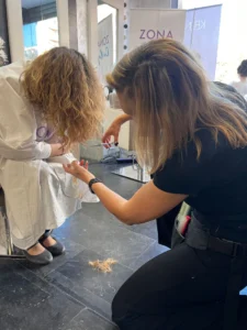 corte en seco pelo rizado