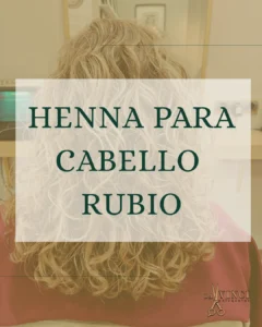 henna cabello rubio
